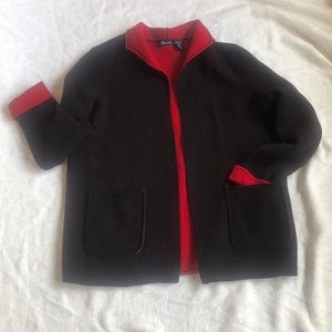 Super Cozy Amore Open Front Wool Jacket Sz M